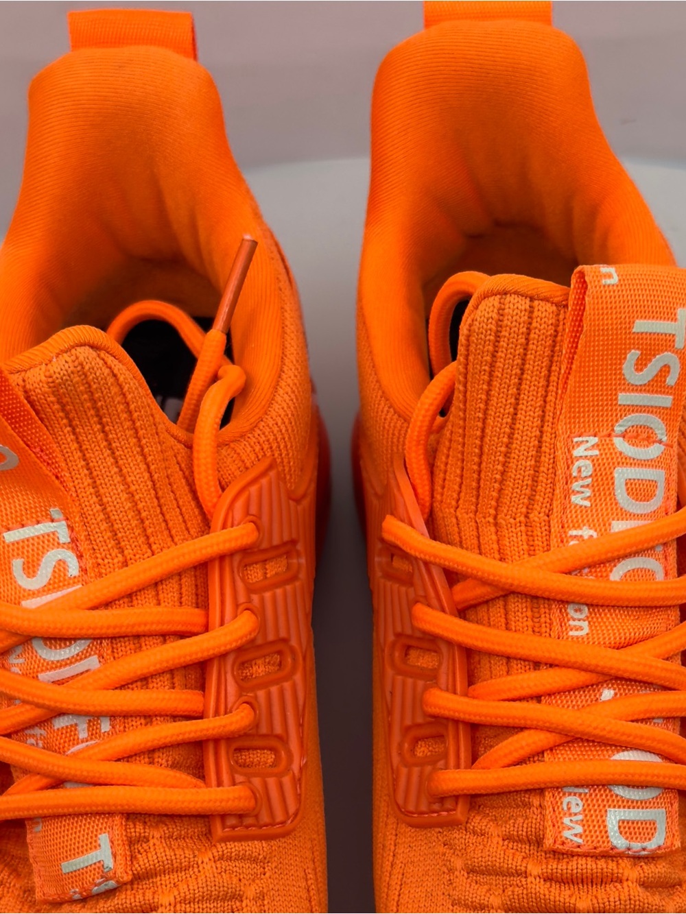 Orange Glow running tennis shoes | Size 7 sneakers | pickleball gym work out - Picture 5 of 12